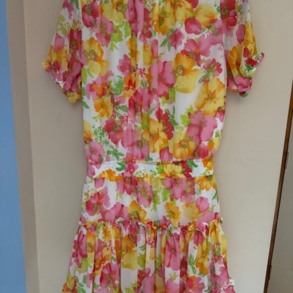 W.A.P.G. We're All Pretty Girls Floral Rosie Dress - Mixology - L - NWT - Picture 9 of 11
